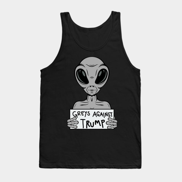 Greys Against Trump Tank Top by G! Zone